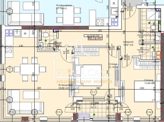 Продава 3-СТАЕН, гр. Пловдив, Тракия, снимка 2 - Апартаменти - 53494564