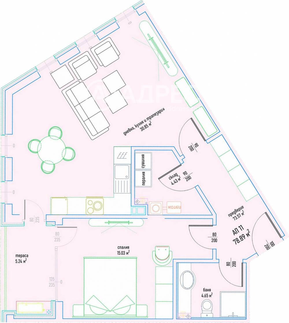 Продава 2-СТАЕН, гр. София, Малинова долина, снимка 3 - Апартаменти - 54352571