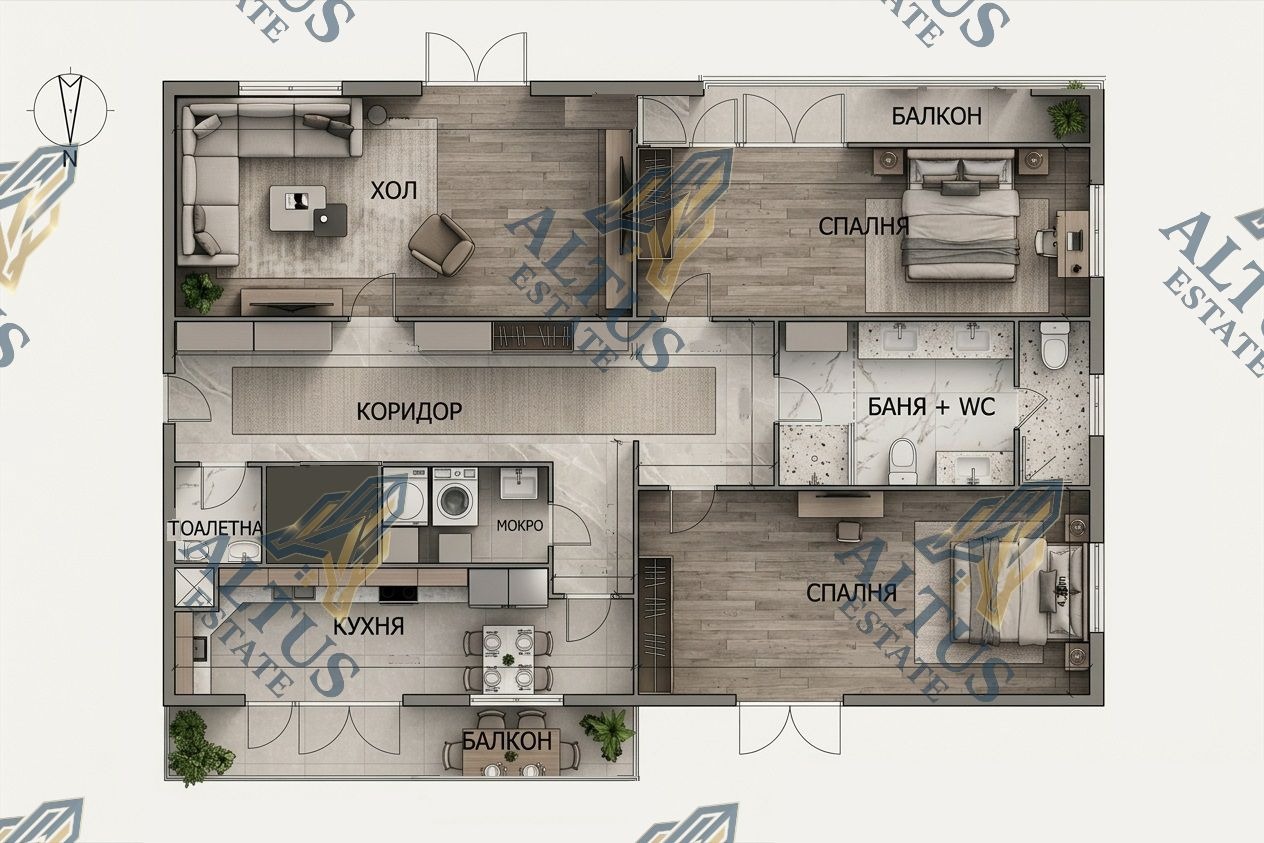Продава 3-СТАЕН, гр. София, Дружба 2, снимка 9 - Апартаменти - 54213796