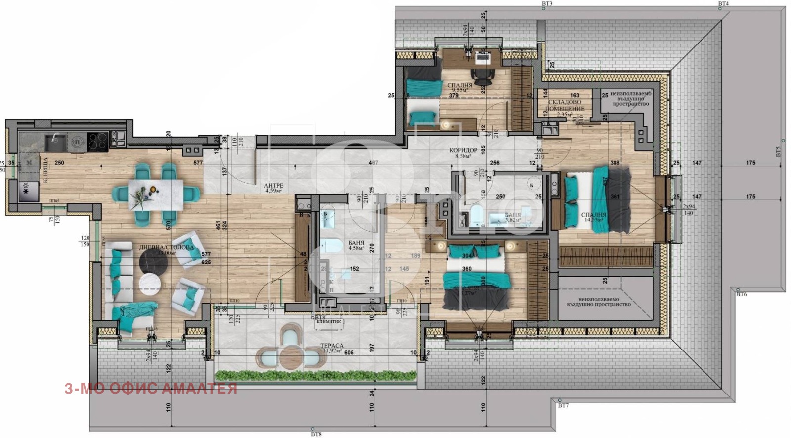 Продава 4-СТАЕН, гр. София, Витоша, снимка 2 - Апартаменти - 51189104