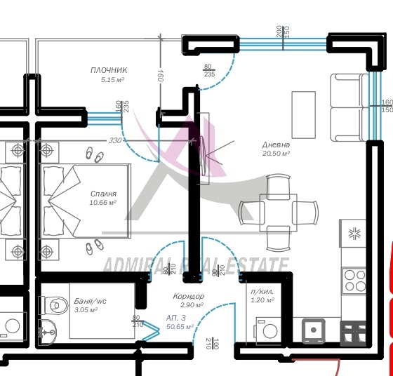 Продава 2-СТАЕН, гр. Варна, Възраждане 3, снимка 2 - Апартаменти - 52152400
