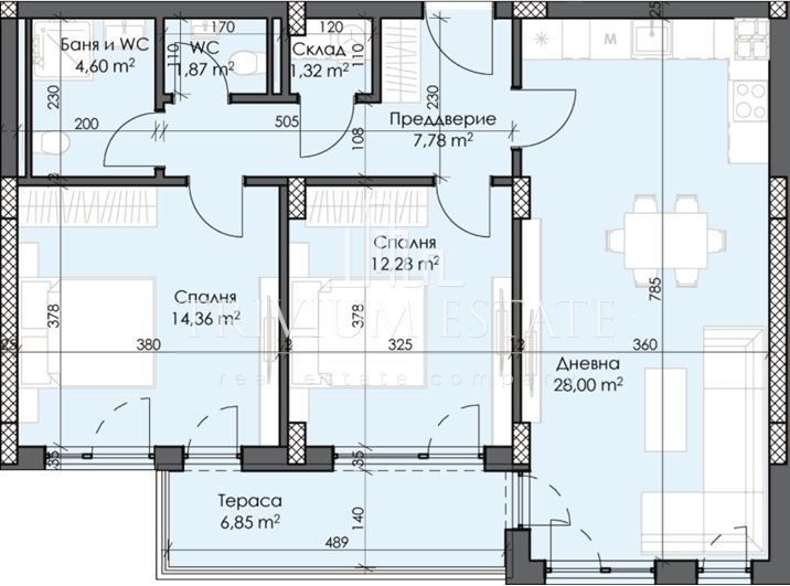 Продава 3-СТАЕН, гр. Пловдив, Тракия, снимка 2 - Апартаменти - 52834081
