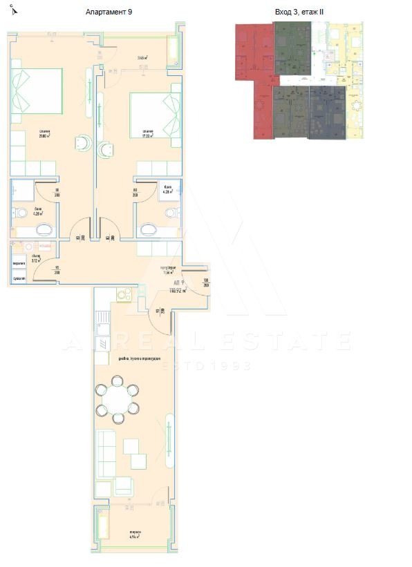 Продава 3-СТАЕН, гр. София, Малинова долина, снимка 5 - Апартаменти - 55522260