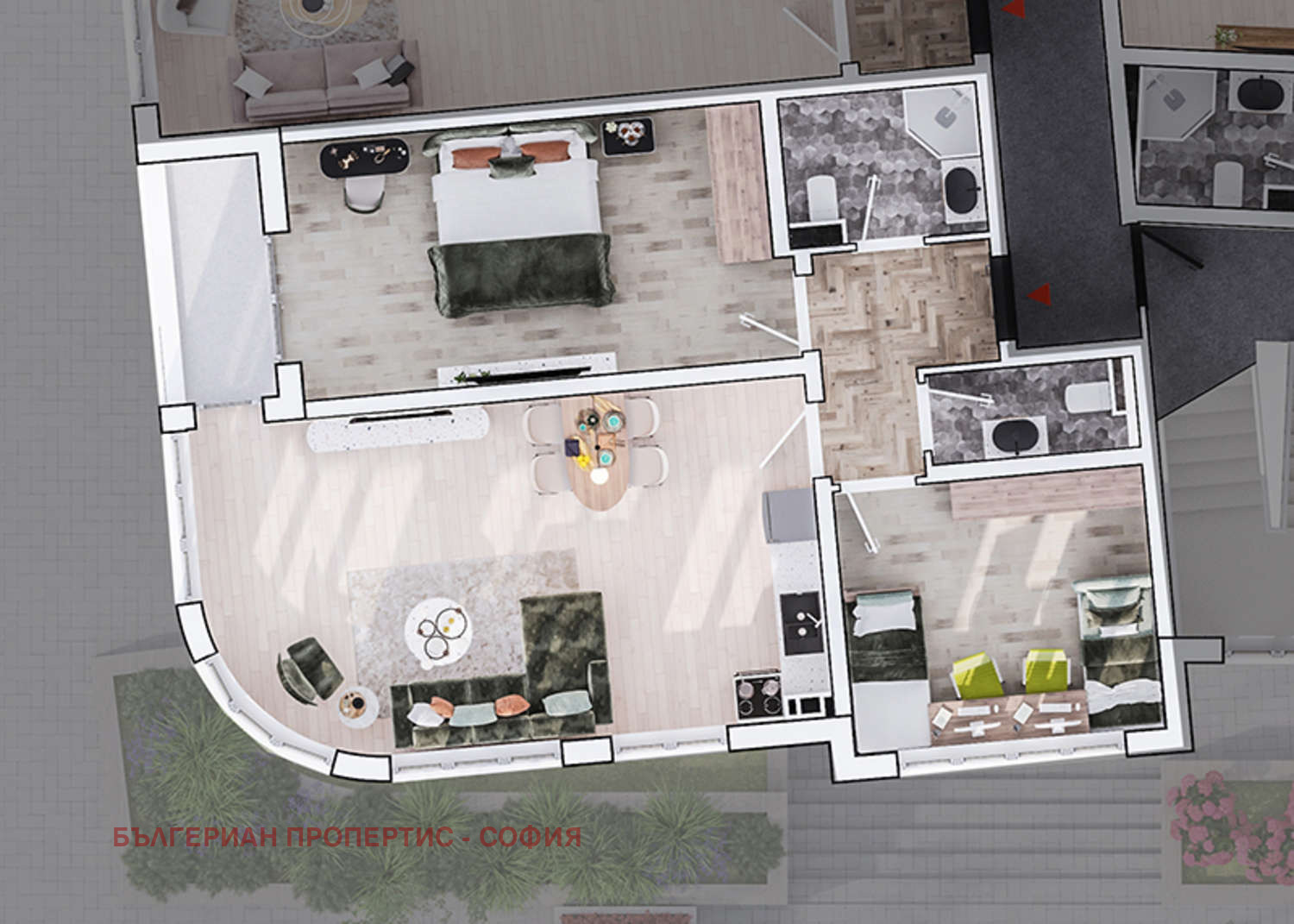 Продава 3-СТАЕН, гр. София, Стрелбище, снимка 16 - Апартаменти - 53648204