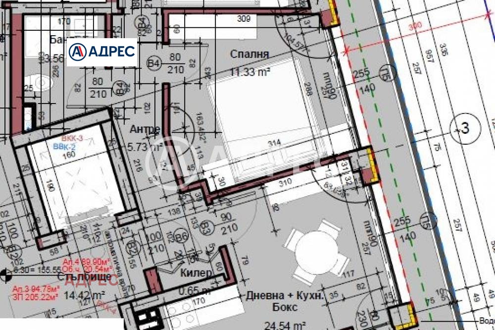 Продава 3-СТАЕН, гр. Варна, Виница, снимка 4 - Апартаменти - 54064891