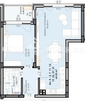 Продава 2-СТАЕН, гр. Пловдив, Гагарин, снимка 7 - Апартаменти - 53887566