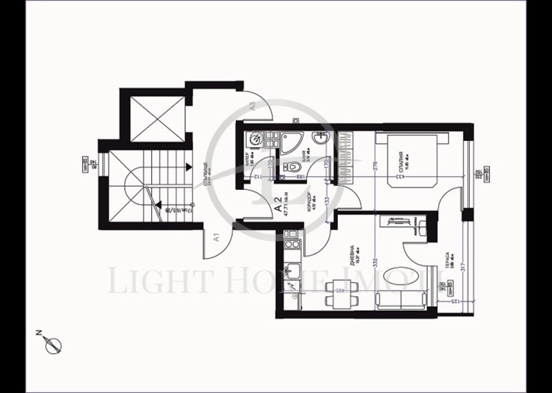 Продава 2-СТАЕН, гр. Пловдив, Съдийски, снимка 2 - Aпартаменти - 48048718