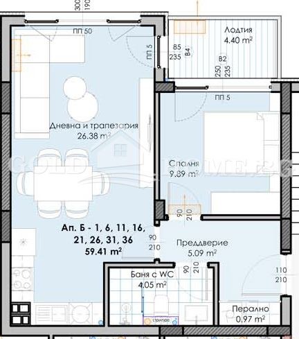 Продава 2-СТАЕН, гр. Пловдив, Гагарин, снимка 2 - Апартаменти - 53887566