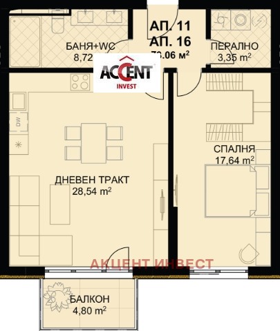 Продава 2-СТАЕН, гр. Варна, Бриз, снимка 6 - Апартаменти - 54500669