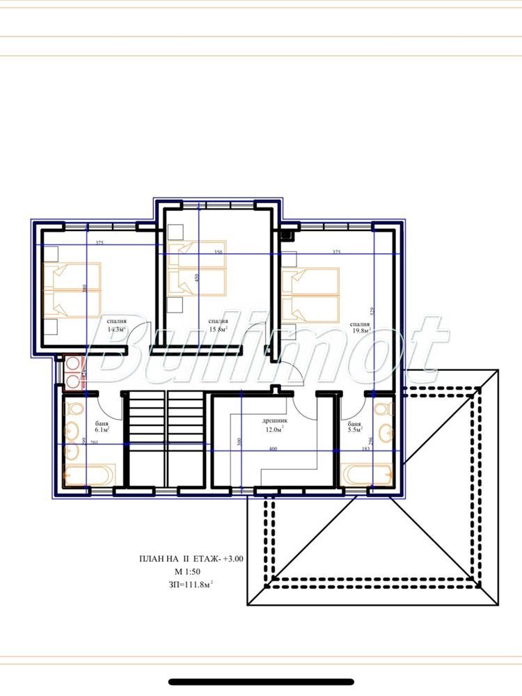 Продава КЪЩА, с. Приселци, област Варна, снимка 11 - Къщи - 46690286