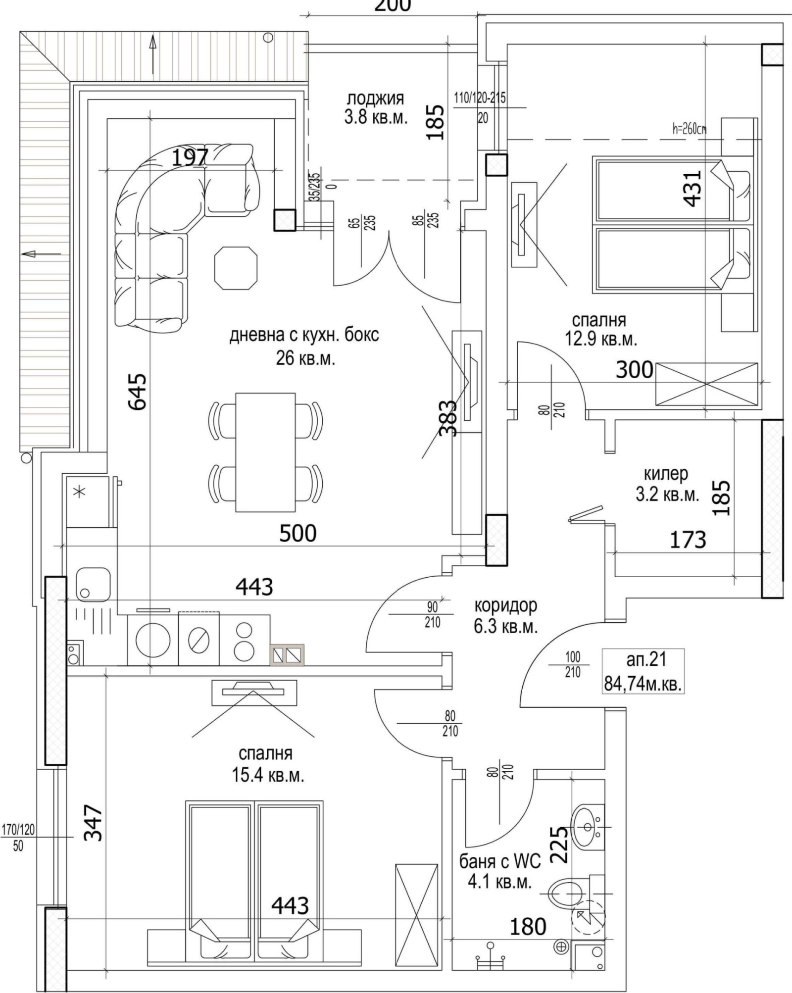 Продава 3-СТАЕН, гр. Варна, Цветен квартал, снимка 2 - Апартаменти - 53741339