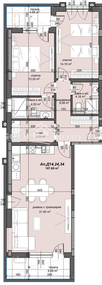Продава 3-СТАЕН, гр. Пловдив, Тракия, снимка 5 - Апартаменти - 55405076