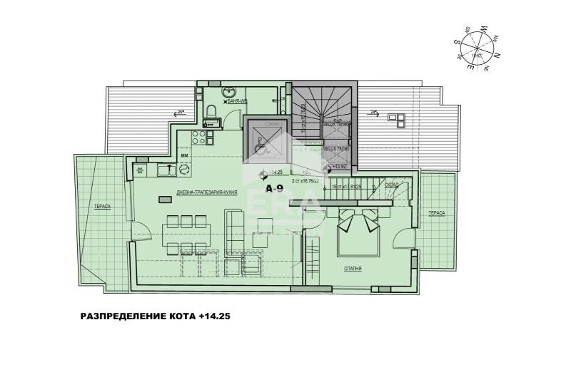 Продава МЕЗОНЕТ, гр. София, Център, снимка 8 - Апартаменти - 54143768