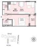 Продава 2-СТАЕН, град София, Кръстова вада • 199518 € / 390223.29 лв. • 44971456 14