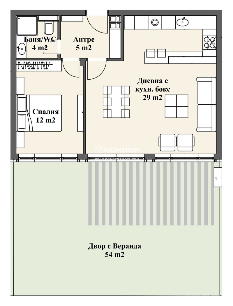 Продава  2-стаен град Пловдив , Център , 127 кв.м | 23397236 - изображение [4]