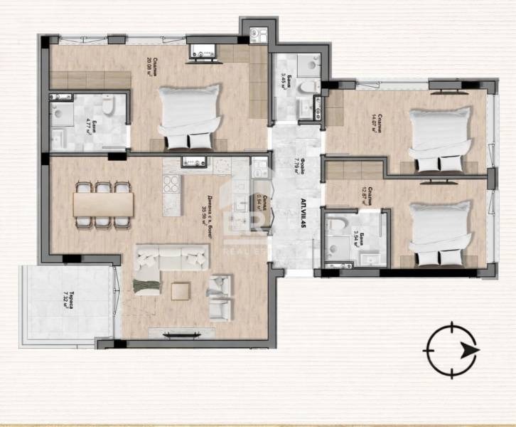 Продава 4-СТАЕН, гр. София, Банишора, снимка 5 - Апартаменти - 54054932
