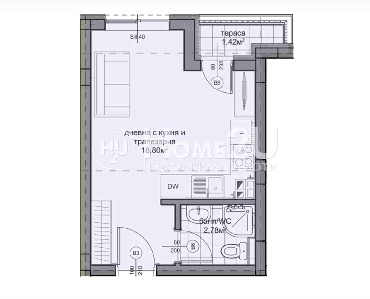 Продава 1-СТАЕН, гр. Варна, Владислав Варненчик 1, снимка 3 - Апартаменти - 54291762