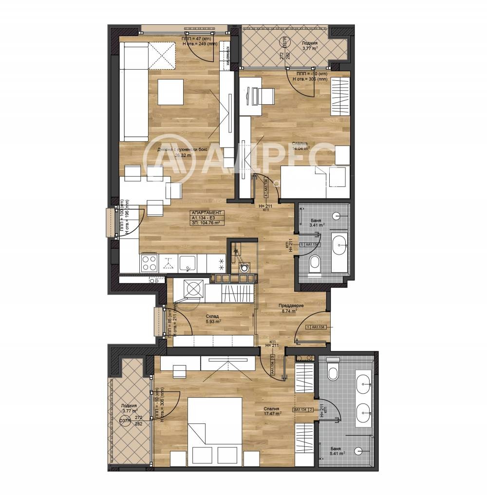 Продава 3-СТАЕН, гр. София, Бояна, снимка 3 - Апартаменти - 54110987