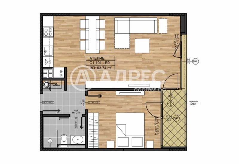 For Sale  1 bedroom Sofia , Boyana , 76 sq.m | 81273024 - image [4]