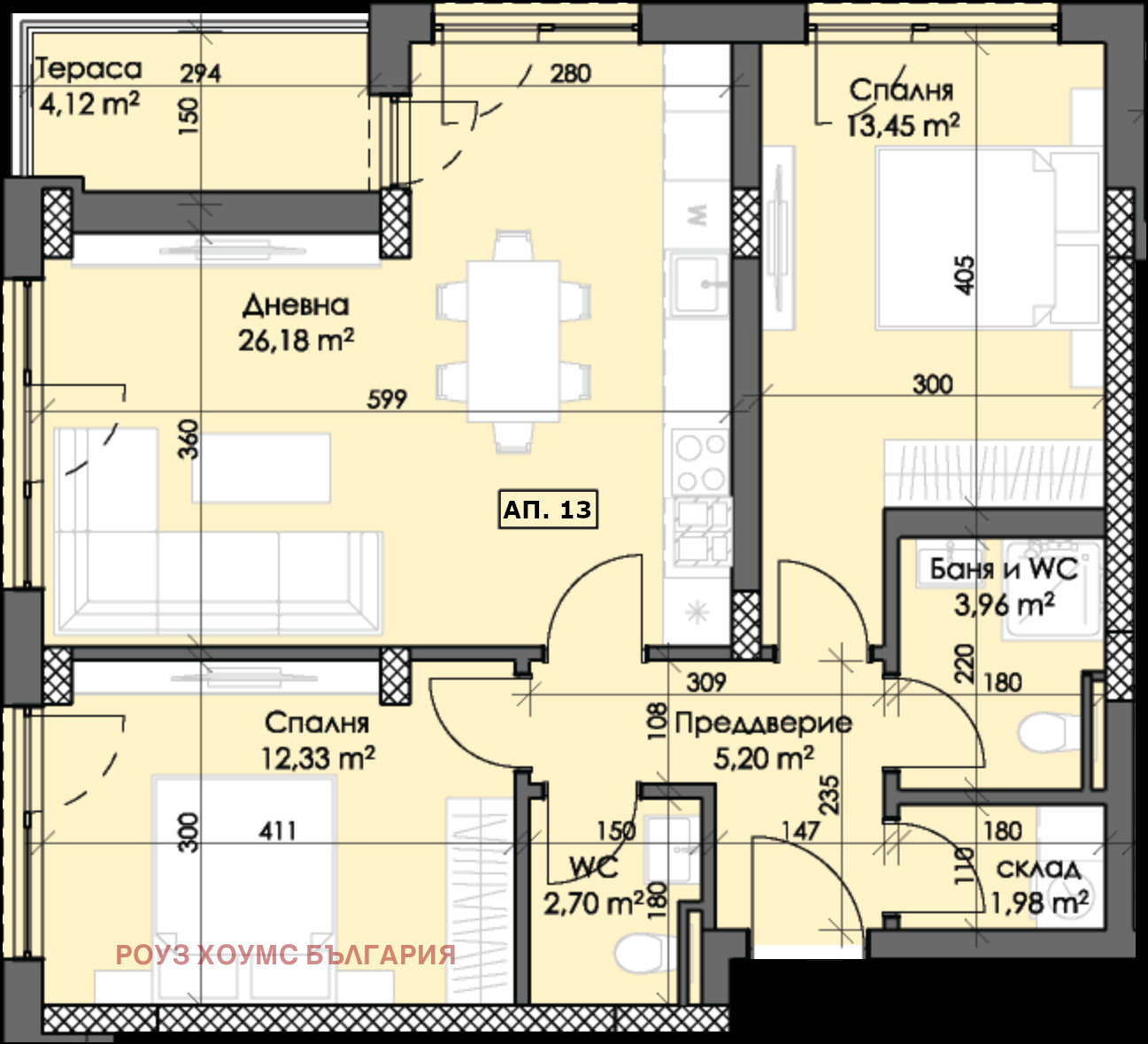 Продава 3-СТАЕН, гр. Пловдив, Тракия, снимка 2 - Апартаменти - 53768349