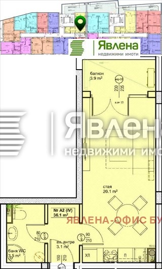 À venda  Estúdio Burgas , Bratia Miladinovi , 42 m² | 71962907