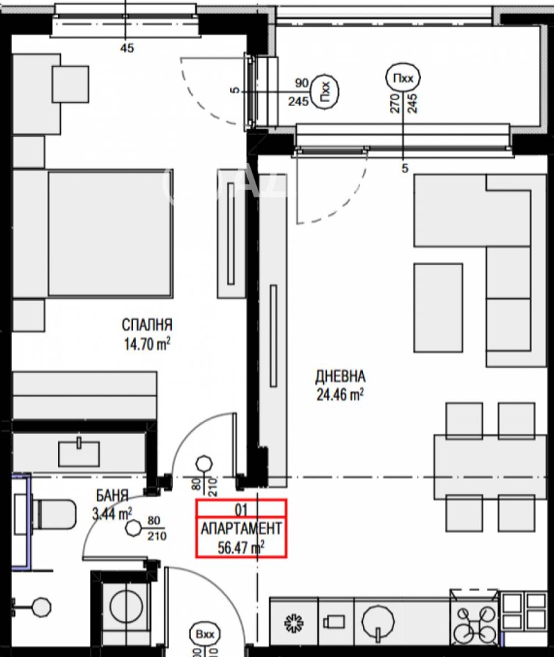 Продава 2-СТАЕН, гр. София, Овча купел 2, снимка 3 - Апартаменти - 52391955