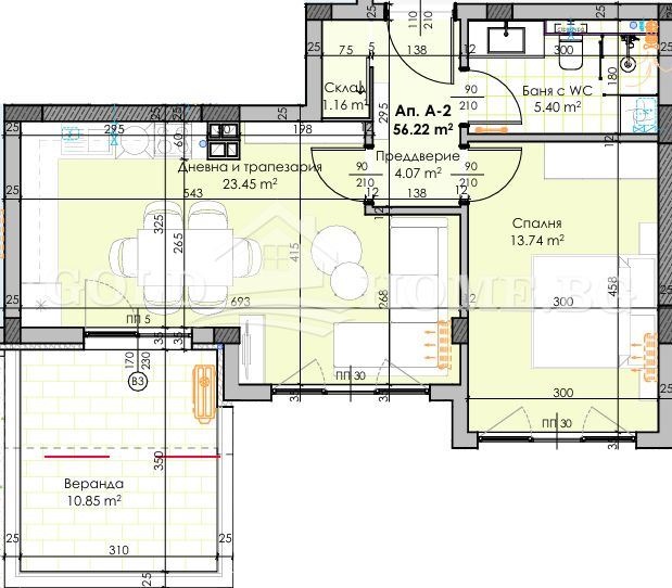 Продава 2-СТАЕН, гр. Пловдив, Остромила, снимка 5 - Апартаменти - 54495843