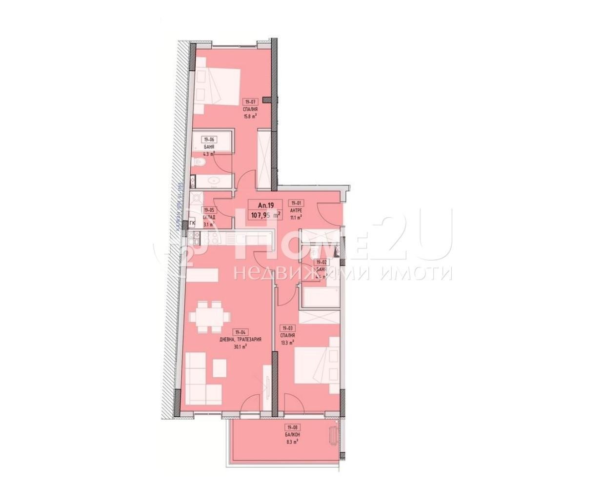 Продава 3-СТАЕН, гр. София, Малинова долина, снимка 5 - Апартаменти - 54469558