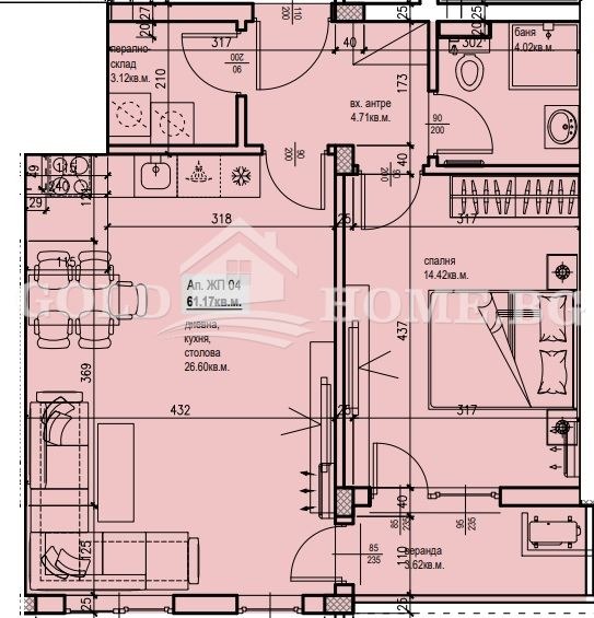 Zu verkaufen  1 Schlafzimmer Plowdiw , Ostromila , 85 qm | 38833271 - Bild [4]