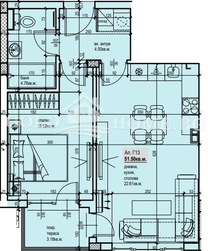 Продава 2-СТАЕН, гр. Пловдив, Остромила, снимка 2 - Aпартаменти - 46703850