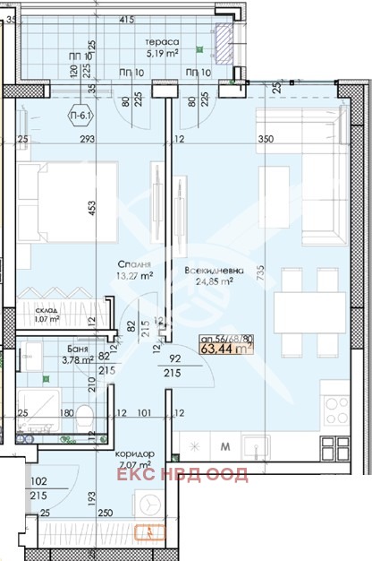 Продава  2-стаен, град Пловдив, Тракия • при запитване • ID 41203260 — holmes.bg - [1] 