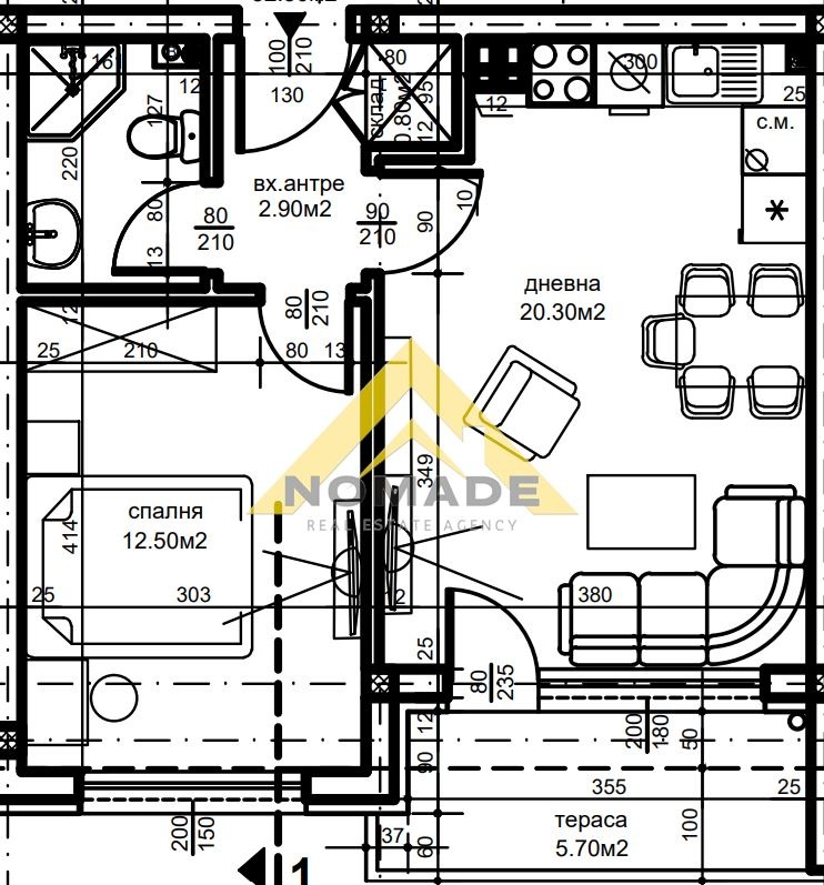 Продава 2-СТАЕН, гр. Пловдив, Беломорски, снимка 4 - Aпартаменти - 48679331