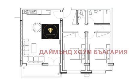 Продава 3-СТАЕН, гр. Пловдив, Младежки Хълм, снимка 2 - Aпартаменти - 47417894