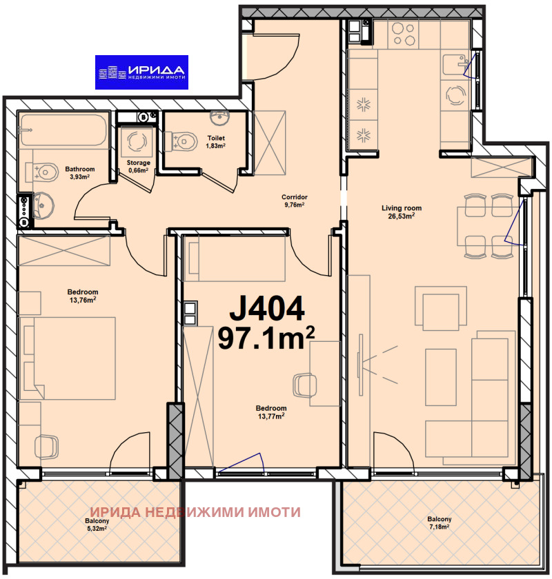 De vânzare  2 dormitoare Sofia , Poligona , 115 mp | 10981819