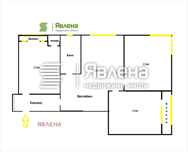 Продава 4-СТАЕН, гр. София, Център, снимка 15 - Aпартаменти - 48299742