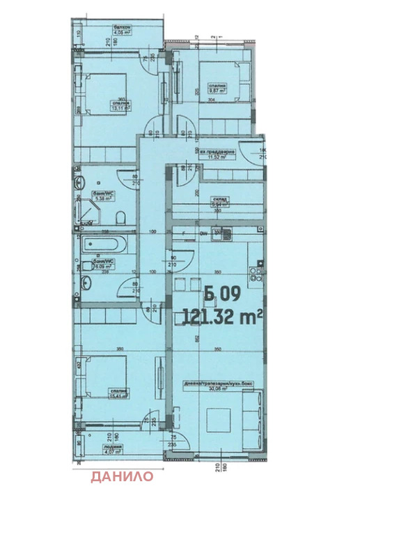 Продава  4-стаен град Велико Търново , Бузлуджа , 134 кв.м | 98894991 - изображение [11]