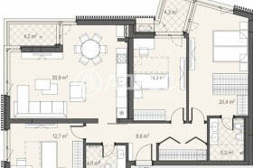 МНОГОСТАЕН, 143 m2