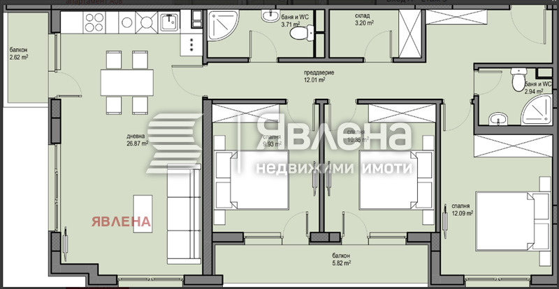 Продава 4-СТАЕН, гр. София, Красна поляна 2, снимка 2 - Aпартаменти - 49364601