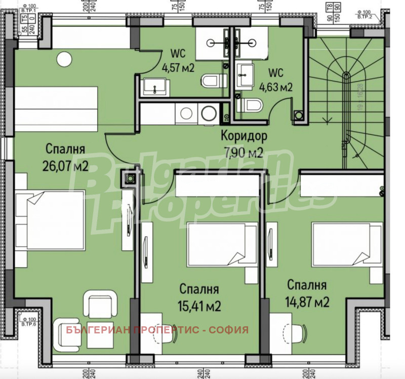 Продава КЪЩА, гр. София, с. Панчарево, снимка 8 - Къщи - 52925635