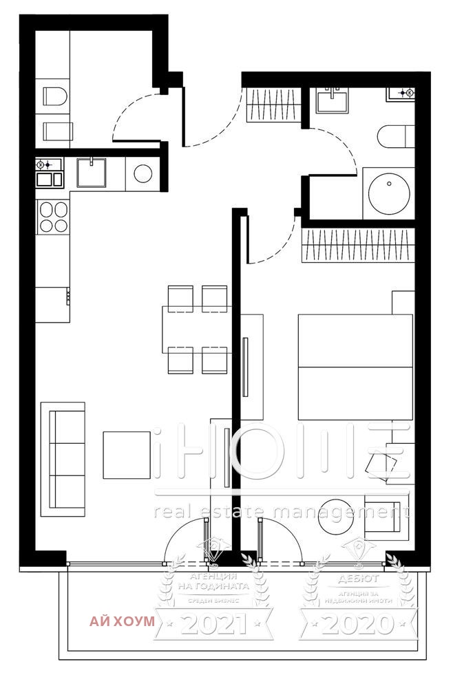 Продава 2-СТАЕН, гр. София, Малинова долина, снимка 1 - Aпартаменти - 46549476