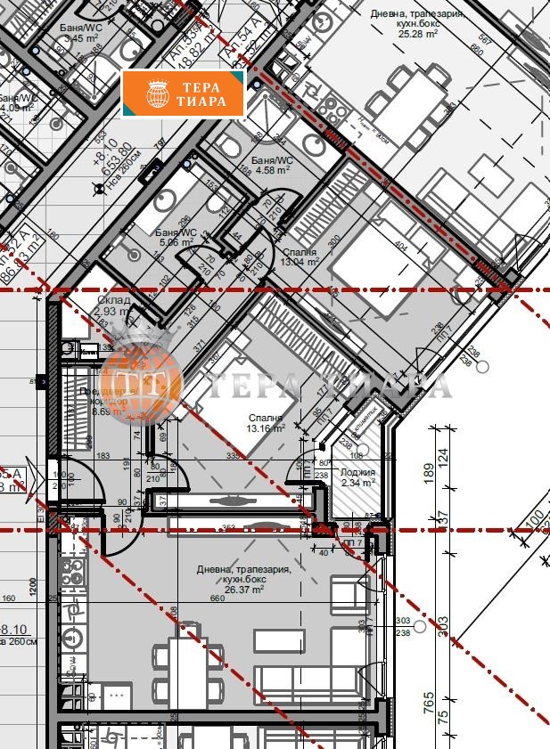 Till salu  2 sovrum Sofia , Mladost 4 , 103 kvm | 23448886