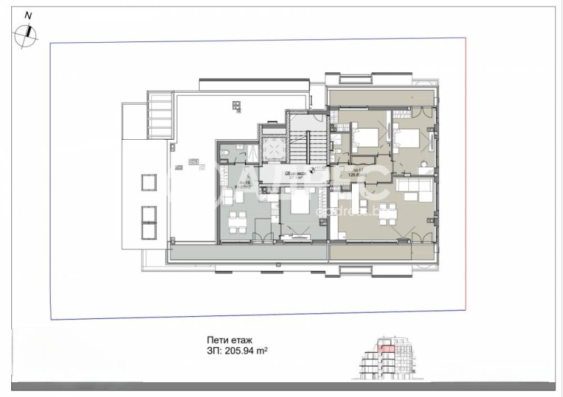 En venta  1 dormitorio Sofia , Levski , 71 metros cuadrados | 74833822 - imagen [10]