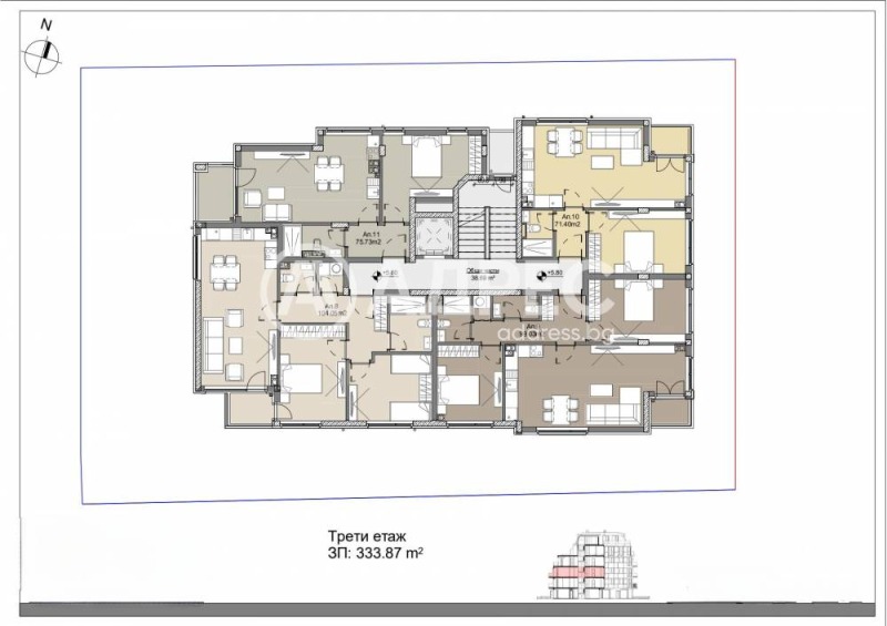 En venta  1 dormitorio Sofia , Levski , 71 metros cuadrados | 74833822 - imagen [8]