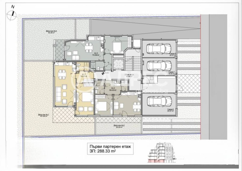 En venta  1 dormitorio Sofia , Levski , 71 metros cuadrados | 74833822 - imagen [6]