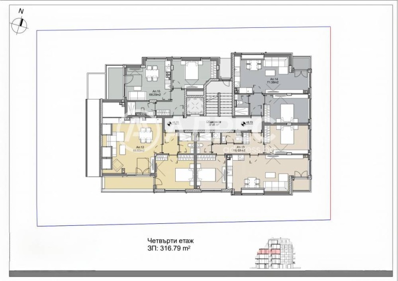 En venta  1 dormitorio Sofia , Levski , 71 metros cuadrados | 74833822 - imagen [9]