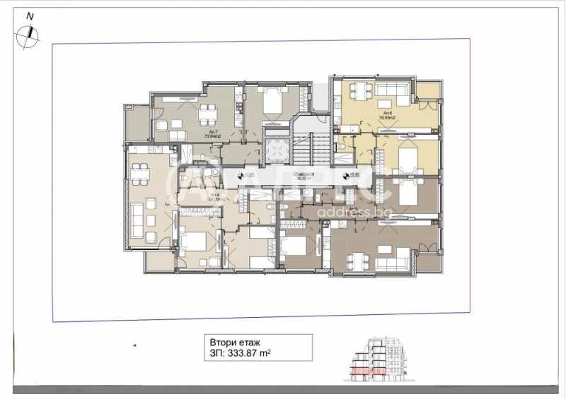 En venta  1 dormitorio Sofia , Levski , 71 metros cuadrados | 74833822 - imagen [7]