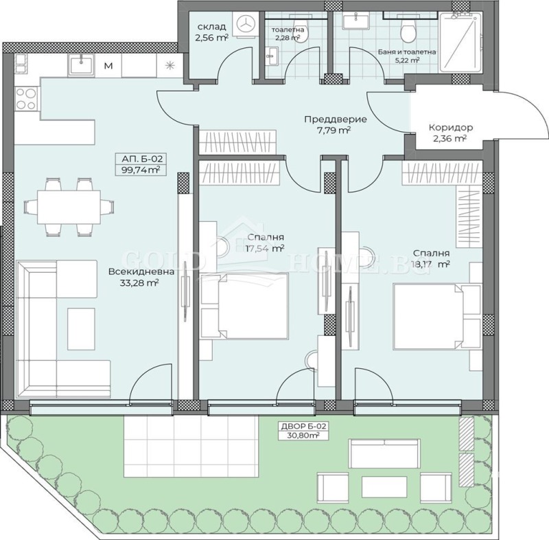 Продава 3-СТАЕН, гр. Пловдив, Остромила, снимка 5 - Апартаменти - 53173737