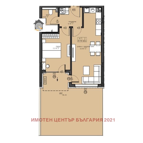 Продава 2-СТАЕН, гр. София, Малинова долина, снимка 4 - Апартаменти - 53607945