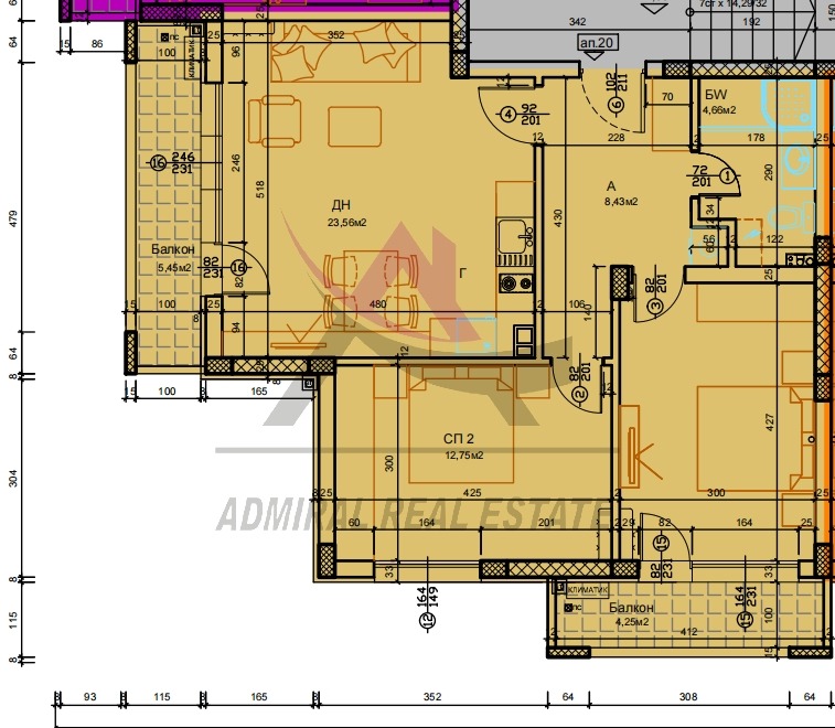 Продается  2 спальни Варна , к.к. Св.Св. Константин и Елена , 96 кв.м | 43414539 - изображение [4]