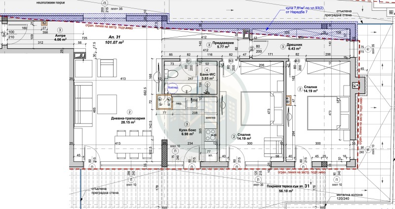 Продава 3-СТАЕН, гр. София, Люлин 3, снимка 6 - Апартаменти - 53335847